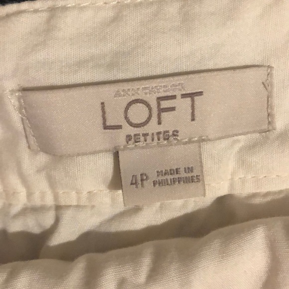 LOFT Lace Floral Cream Mini Skirt - Picture 2 of 9